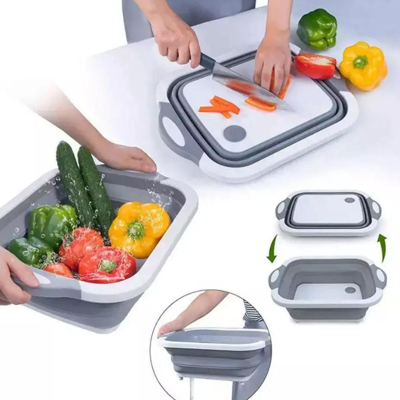 Dream Clean Organisation™ Smart Prep Collapsible Sink & Chop Board